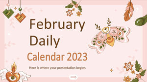 Calendarul zilnic februarie 2023