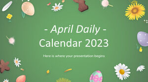 Calendário Diário de Abril 2023