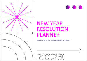 Planificador de resolución de año nuevo