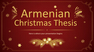 Tesis navideña armenia