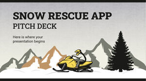 Apresentação do aplicativo de resgate na neve