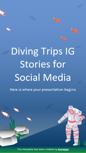 Voyages de plongée Histoires IG pour les médias sociaux