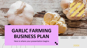 Plan de negocios de cultivo de ajo
