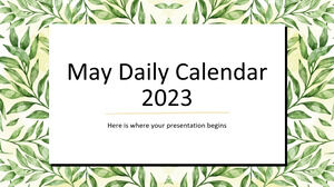 May Daily Calendar 2023