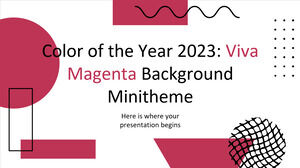 Color of the Year 2023: Viva Magenta - Background Minitheme