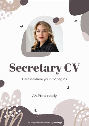 CV secretar