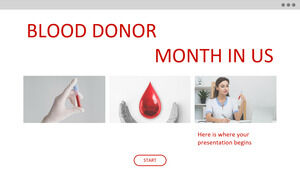 美国的献血者月