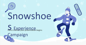 雪鞋体验活动