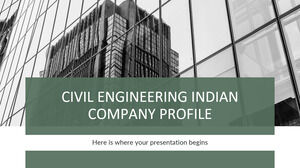 Inżynieria lądowa Profil indyjskiej firmy