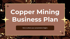 Plano de negócios de mineração de cobre