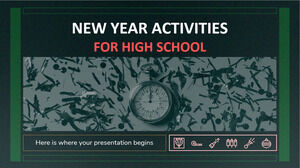 New Year Activities for High School