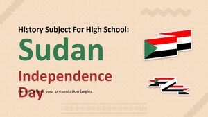 Materia di Storia per il Liceo: Giorno dell'Indipendenza del Sudan