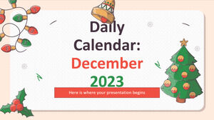 Daily Calendar 2023: December