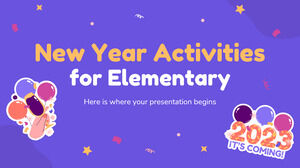 Activités du Nouvel An pour le primaire