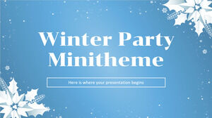 Winter Party Minitheme