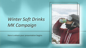 Campagne MK sur les boissons gazeuses d'hiver