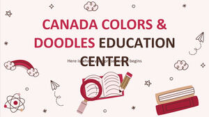 Centro educacional de cores e rabiscos do Canadá
