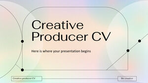 Productor creativo CV