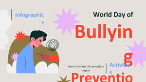 Infografiki Światowego Dnia Zapobiegania Znęcaniu się