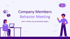 Reuniunea de comportament a membrilor companiei