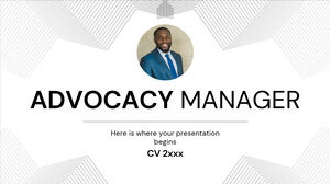 CV Manager Advocacy
