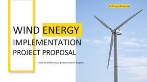 Предложение проекта внедрения ветроэнергетики