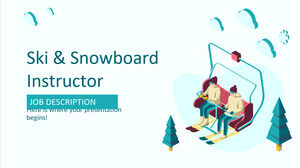 Descrição do cargo de instrutor de esqui e snowboard