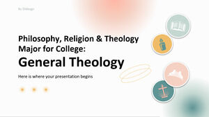 Jurusan Filsafat, Agama & Teologi untuk Perguruan Tinggi: Teologi Umum