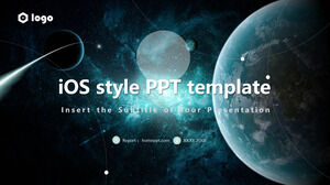 Starry Sky iOS Style Business PowerPoint Templates