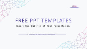 Purple Gradient Style Business PowerPoint Templates
