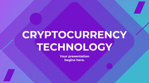 Криптовалютные технологии Шаблоны презентаций PowerPoint