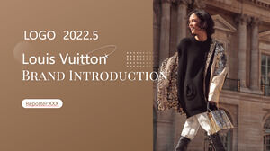 PPT template for high-end simple and stylish clothing introduction