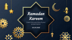 Ramadan Kareem Free Presentation Background Design for Google Slides themes and PowerPoint Templates