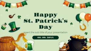 happy-st-patrick-s-day-free-Presentation-background-design-for-google-slides-theme-and-powerpoint-القوالب