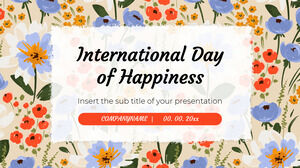国际幸福日免费演示文稿背景设计 - Google 幻灯片主题和 PowerPoint 模板