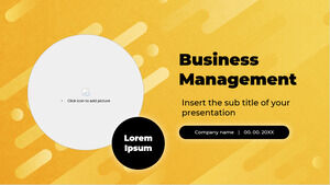 Управление бизнесом Бесплатный дизайн фона презентации для тем Google Slides и шаблонов PowerPoint