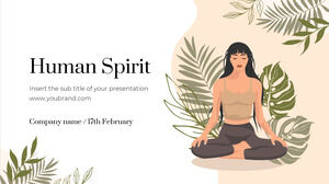 Google Slaytlar temaları ve PowerPoint Şablonları için İnsan Ruhu Ücretsiz Sunum Arka Plan Tasarımı