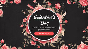 Galentines Day Free Presentation Background Design for Google Slides themes and PowerPoint Templates