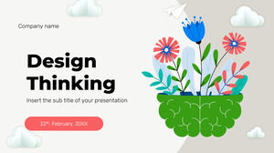Warsztat myślenia projektowego Bezpłatny projekt tła prezentacji dla motywów Prezentacji Google i szablonów PowerPoint