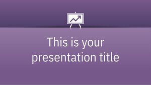 Free Powerpoint Template for Purple Professional