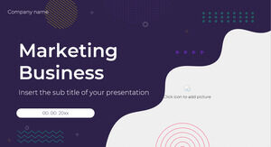 Plantilla de PowerPoint gratuita para marketing empresarial