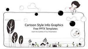 Modèle Powerpoint gratuit pour le marketing de dessin animé