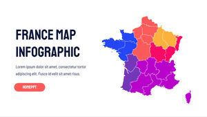 Fransa için Ücretsiz Powerpoint Şablonu