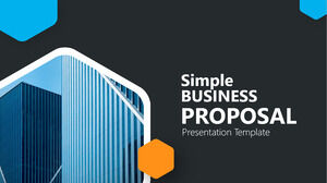 Kostenlose Powerpoint-Vorlage für Geschäftsvorschlag Muster