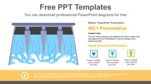Modello Powerpoint gratuito per l'energia idroelettrica