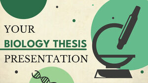 생물학 논문. 무료 PPT 템플릿 및 Google 슬라이드 테마