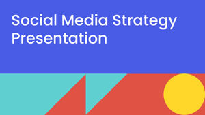 Sosyal Medya Stratejisi. Ücretsiz PPT Şablonu ve Google Slaytlar Teması