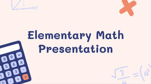 Matematica elementare. Modello PPT gratuito e tema di Presentazioni Google