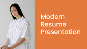 Modern Resume. Free PPT Template & Google Slides Theme