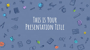 Bildung Sketchnotes. Kostenlose PowerPoint-Vorlage und Google Slides-Design